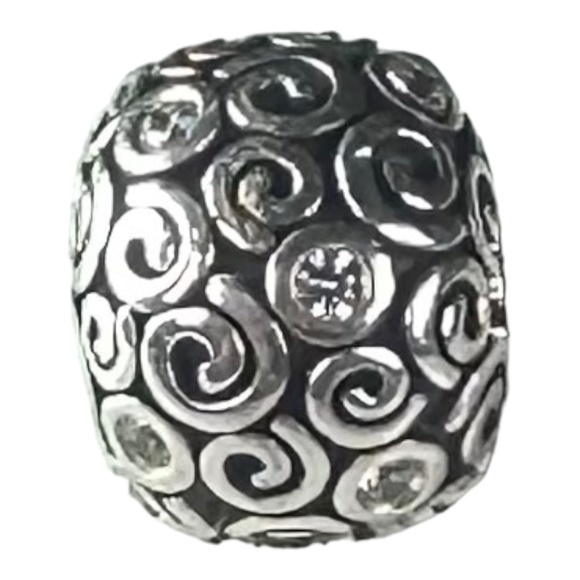 PANDORA Wind Clip Charm 790962CZ - Picture 1 of 2